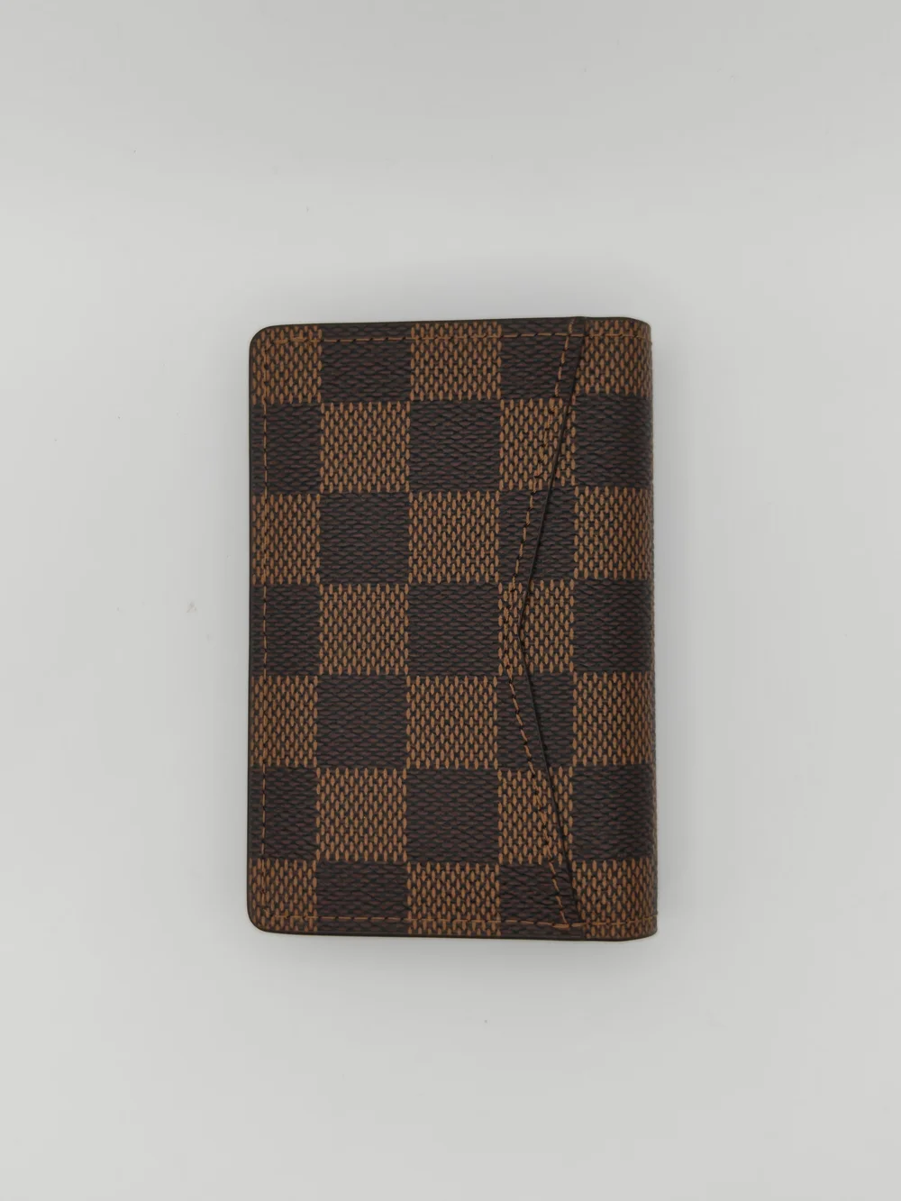 Louis Vuitton Brown Damier Check Card Holder